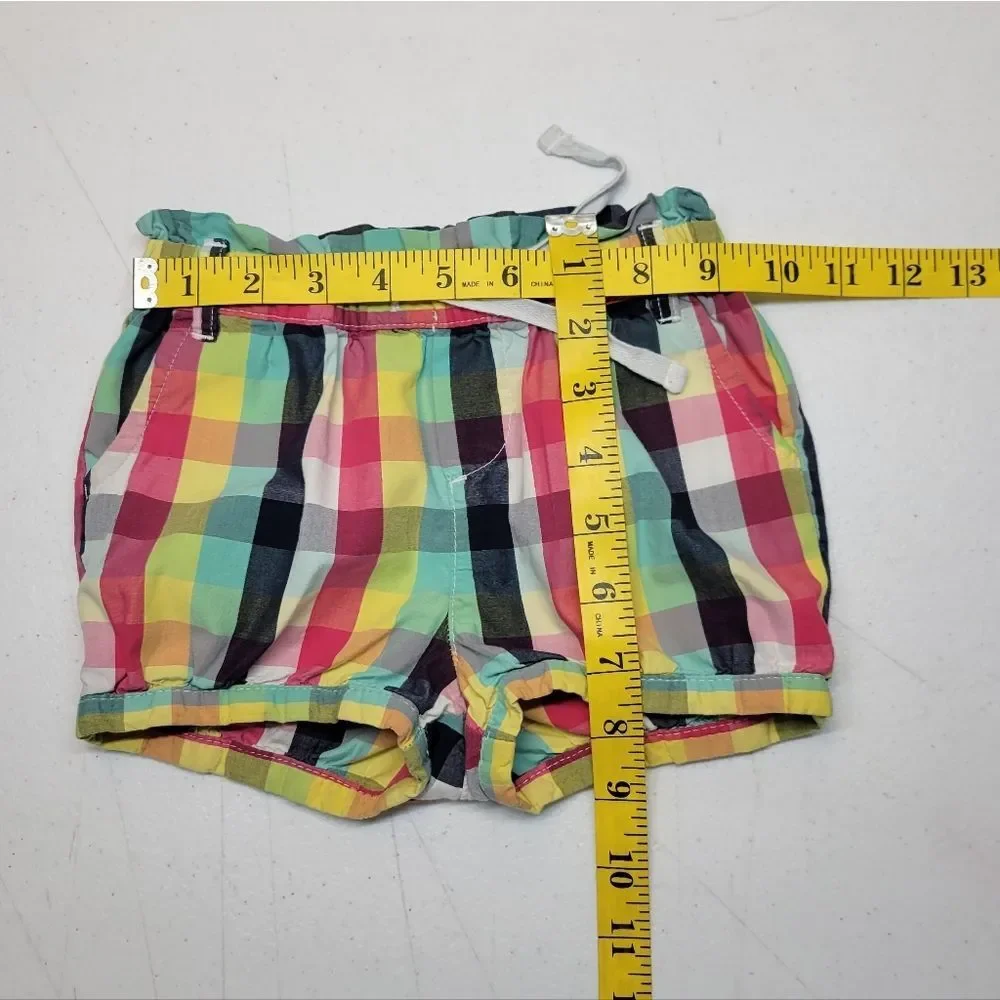 Girls Mint Polo Top by Ralph Lauren and Gap Plaid Shorts Cotton Size 3T